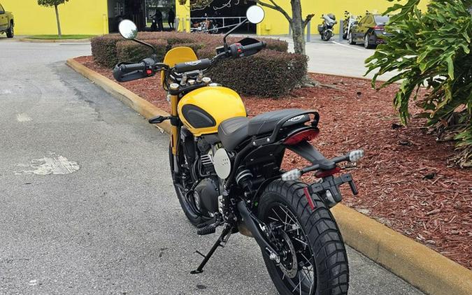 2026 Triumph Scrambler 400 XC Racing Yellow