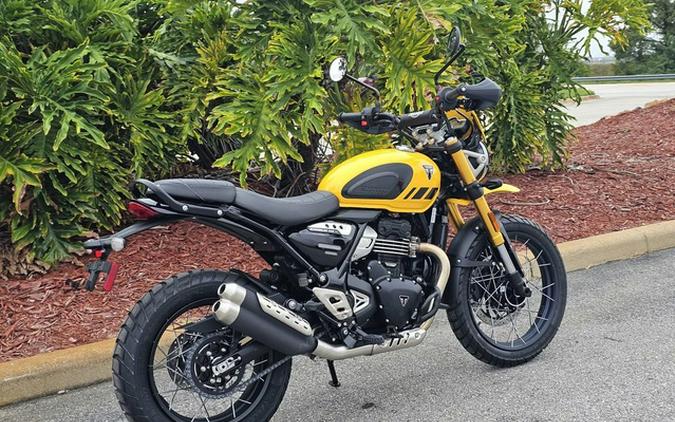 2026 Triumph Scrambler 400 XC Racing Yellow