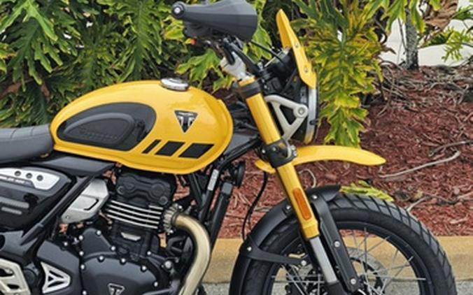 2026 Triumph Scrambler 400 XC Racing Yellow