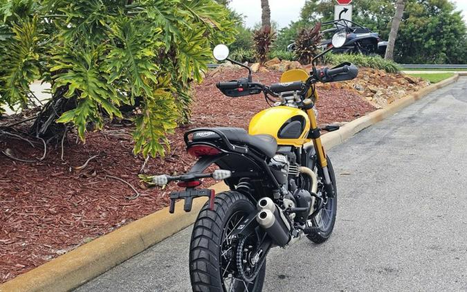 2026 Triumph Scrambler 400 XC Racing Yellow