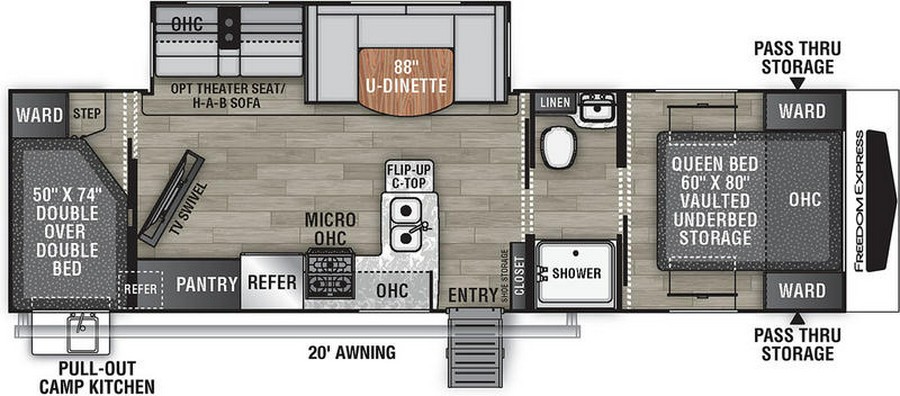 2023 Coachmen Freedom Express Ultra Lite 294BHDS