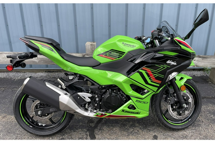 2024 Kawasaki Ninja® 500 KRT Edition, Leo Vince Slip on Exhaust Included