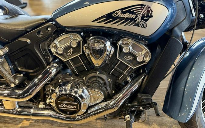 2021 Indian Scout ABS Icon Blue Slate MetallicCobra Silver