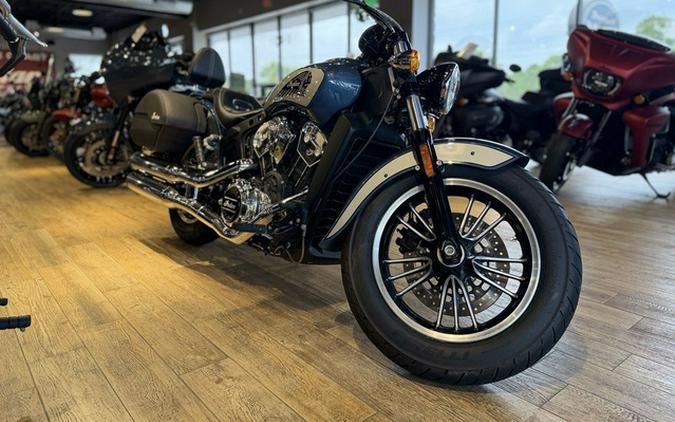 2021 Indian Scout ABS Icon Blue Slate MetallicCobra Silver