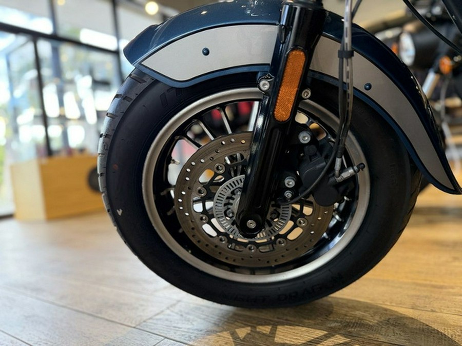 2021 Indian Scout ABS Icon Blue Slate MetallicCobra Silver
