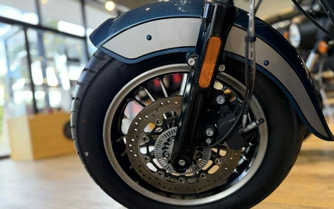 2021 Indian Scout ABS Icon Blue Slate MetallicCobra Silver