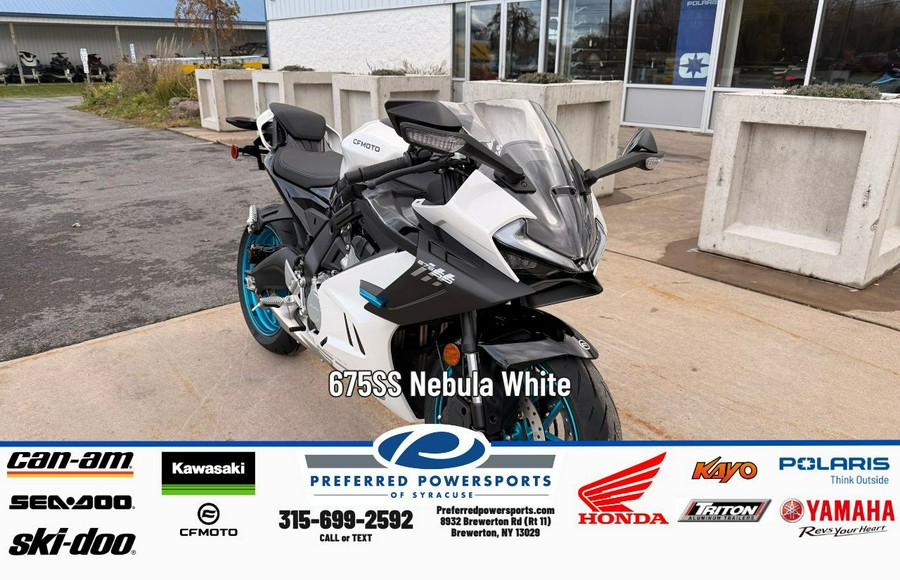 2026 CFMOTO 675SS Nebula White