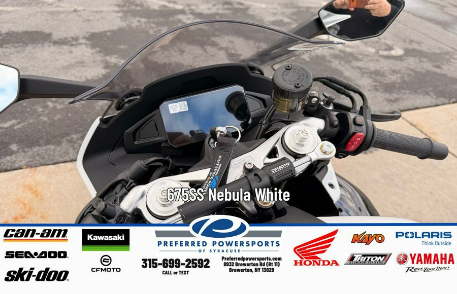 2026 CFMOTO 675SS Nebula White