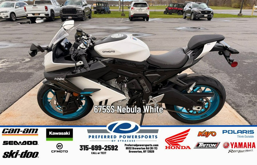2026 CFMOTO 675SS Nebula White