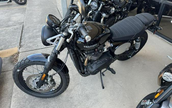 2024 Triumph Scrambler 900 Jet Black