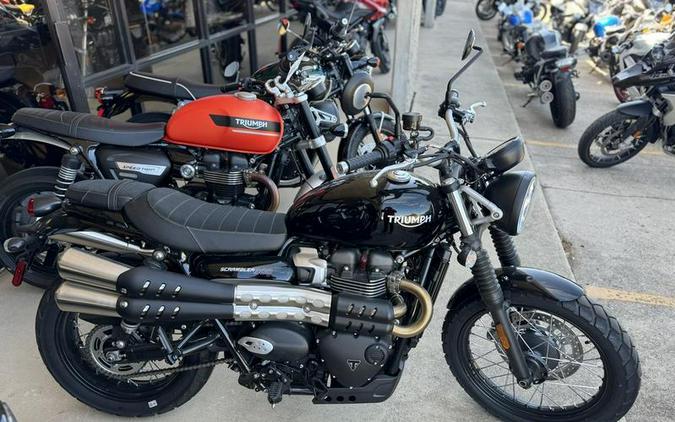 2024 Triumph Scrambler 900 Jet Black