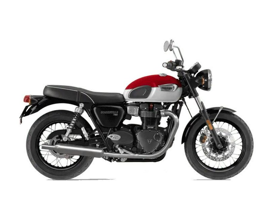 2024 Triumph Bonneville T100 Carnival Red/Fusion White