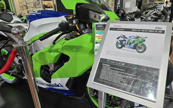 2024 Kawasaki Ninja ZX-10R 40th Anniversary Edition ABS