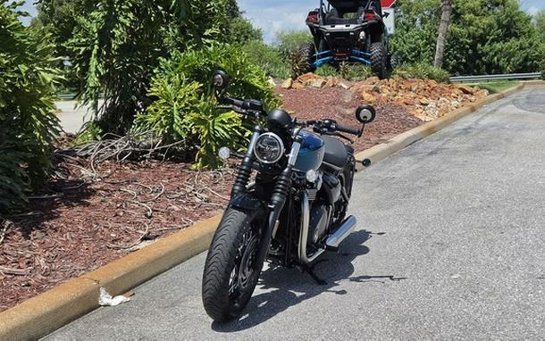 2026 Triumph Bonneville Bobber Interstellar Blue Base