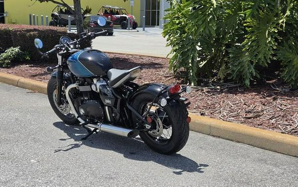 2026 Triumph Bonneville Bobber Interstellar Blue Base