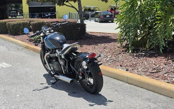 2026 Triumph Bonneville Bobber Interstellar Blue Base