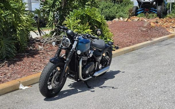 2026 Triumph Bonneville Bobber Interstellar Blue Base