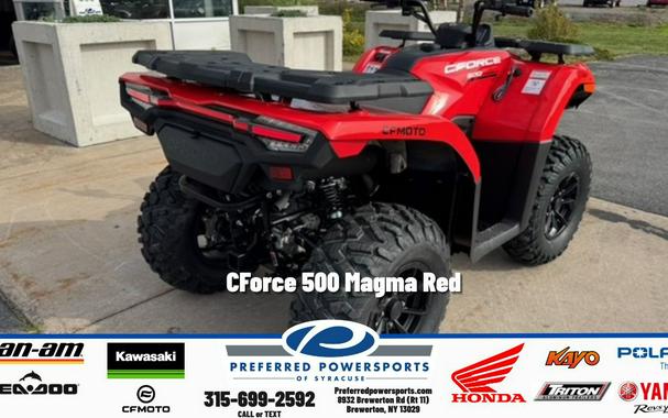 2026 CFMOTO CForce 500 Magma Red