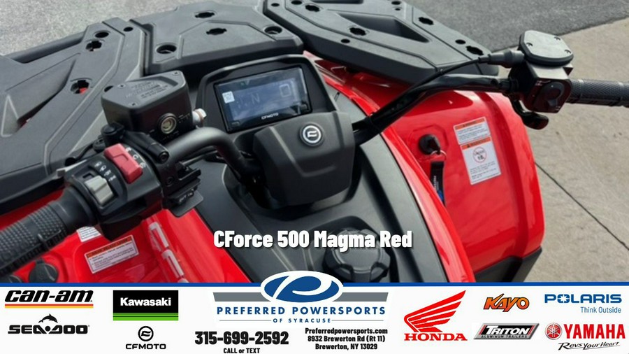 2026 CFMOTO CForce 500 Magma Red