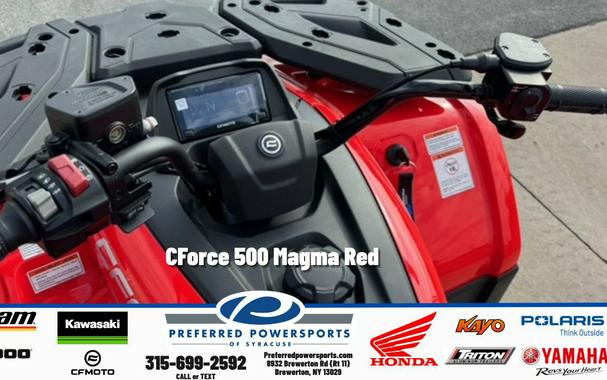 2026 CFMOTO CForce 500 Magma Red