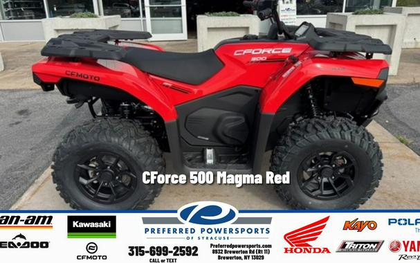 2026 CFMOTO CForce 500 Magma Red
