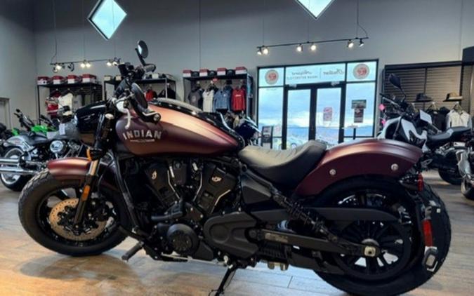 2026 Indian Scout Bobber Limited +Tech Maroon Metallic Smoke