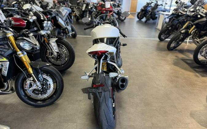 2024 Triumph Speed Triple 1200 RR Crystal White Storm Grey