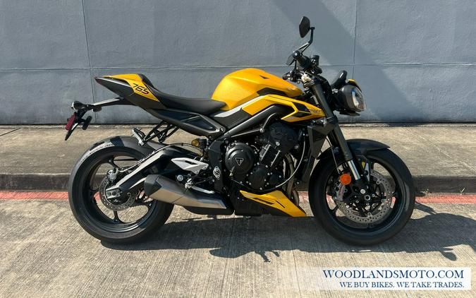 2024 Triumph Street Triple 765 RS Cosmic Yellow