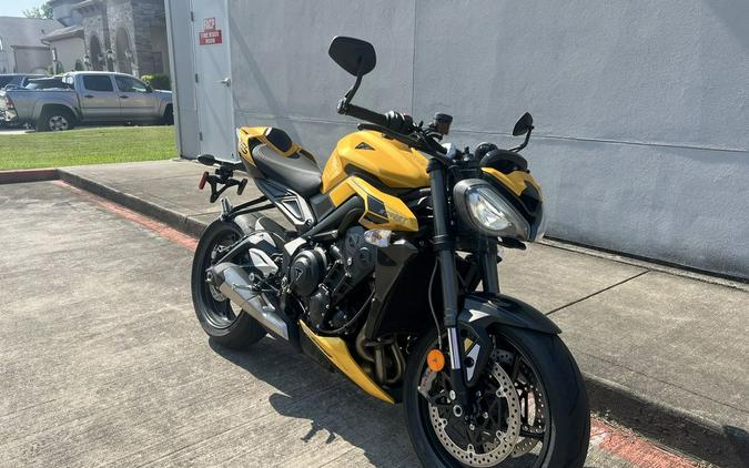 2024 Triumph Street Triple 765 RS Cosmic Yellow