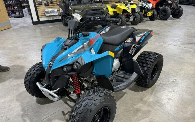 New 2024 Can-Am Renegade 110 EFI Youth ATV Ages 10+