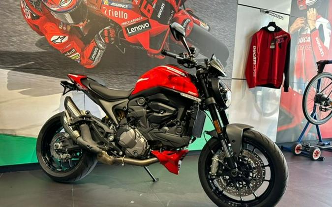 2022 Ducati Monster + Ducati Red