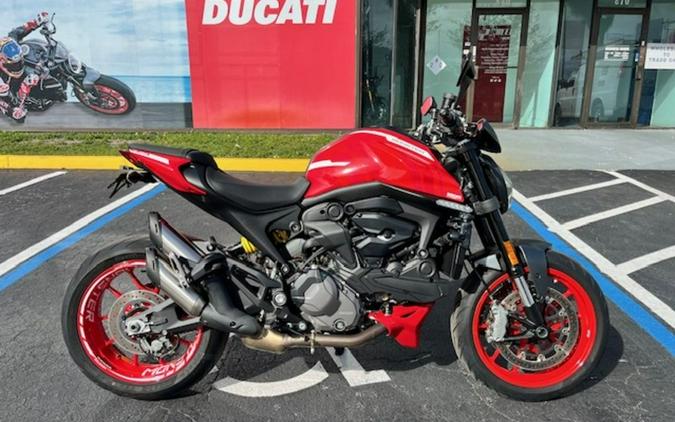 2022 Ducati Monster + Ducati Red