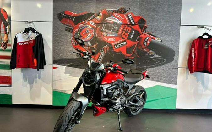 2022 Ducati Monster + Ducati Red