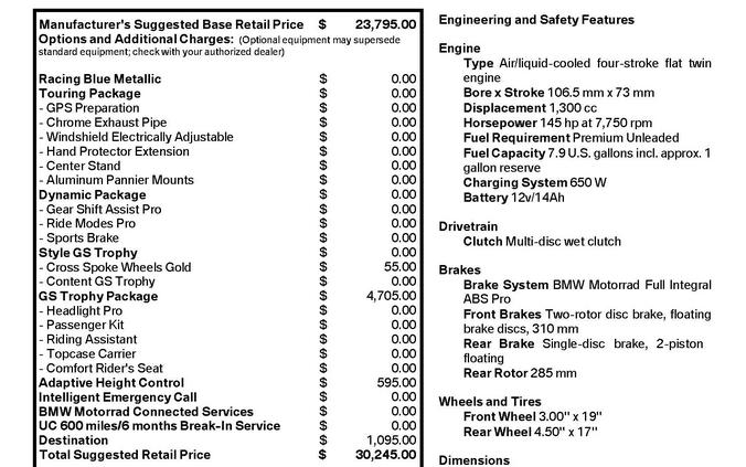 2026 BMW R 1300 GS ADVENTURE
