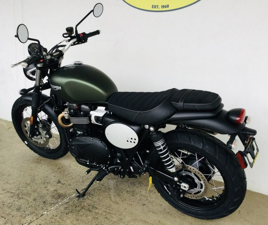 2024 Triumph Scrambler 900 Matte Khaki Green