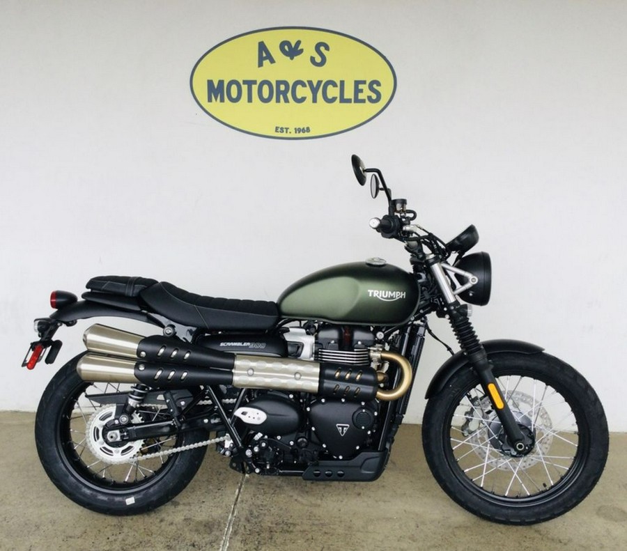 2024 Triumph Scrambler 900 Matte Khaki Green