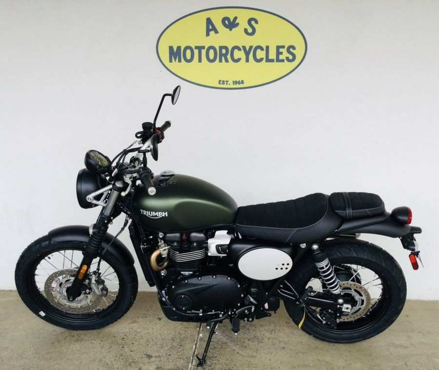 2024 Triumph Scrambler 900 Matte Khaki Green