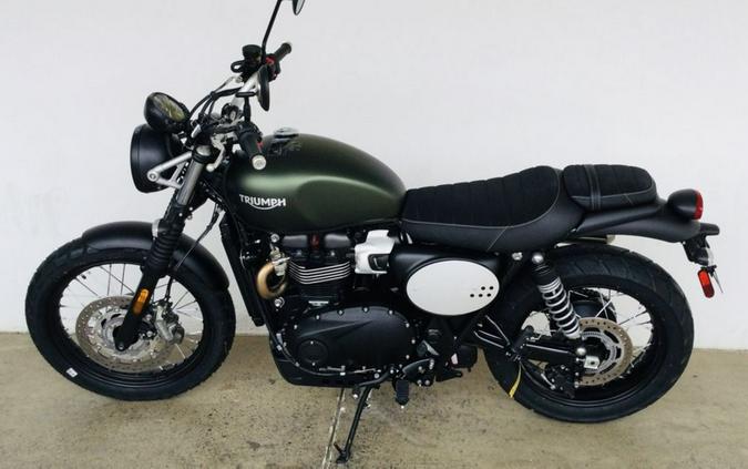 2024 Triumph Scrambler 900 Matte Khaki Green