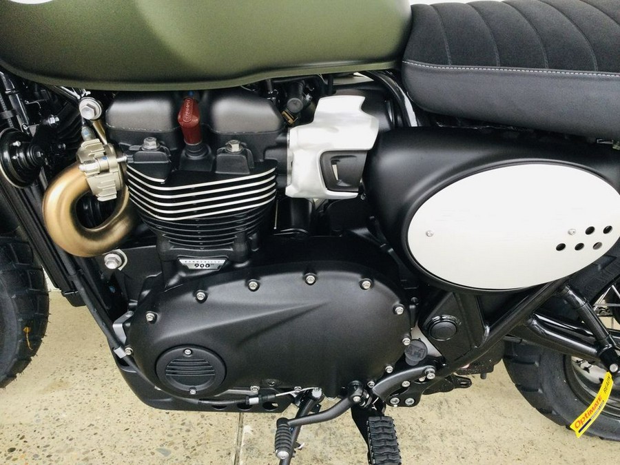 2024 Triumph Scrambler 900 Matte Khaki Green