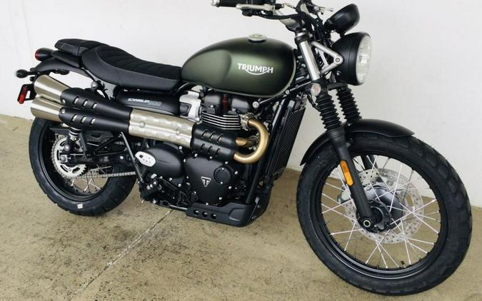 2024 Triumph Scrambler 900 Matte Khaki Green