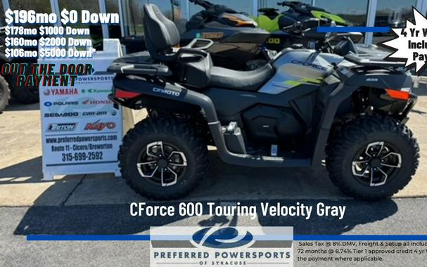 2024 CFMOTO CForce 600 Touring Velocity Gray