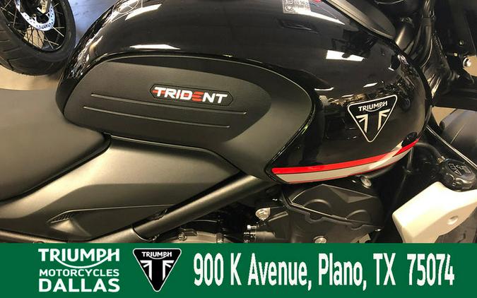 2024 Triumph Trident 660 Sapphire Black