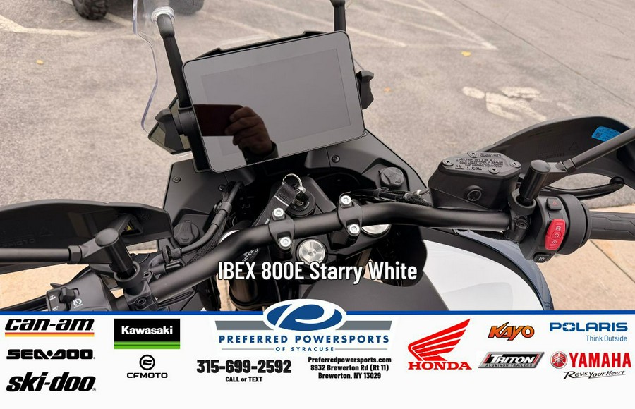 2026 CFMOTO IBEX 800E Starry White