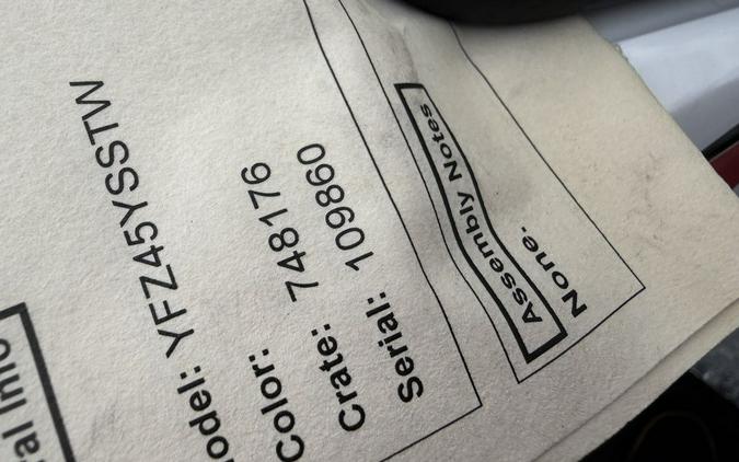 2026 Yamaha YFZ450R SE