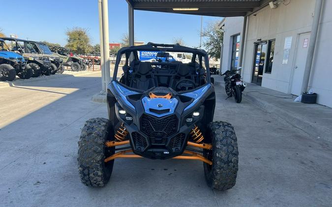2026 Can-Am® Maverick X3 MAX DS Turbo RR Scandi Blue & Orange Crush