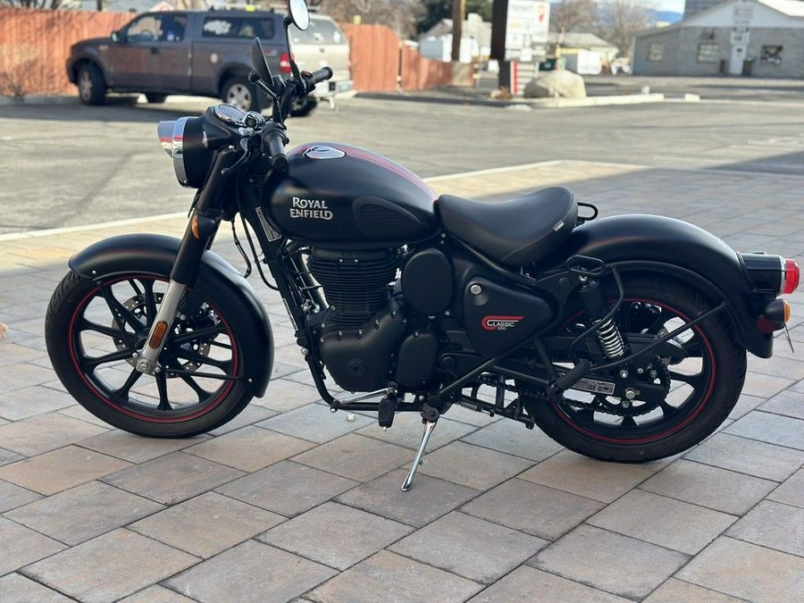 2022 Royal Enfield Classic 350 Dark Stealth Black