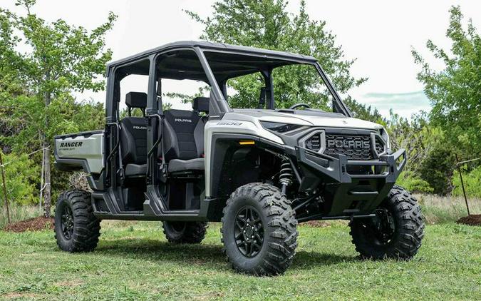 New 2024 POLARIS RANGER CREW XD 1500 PREMIUM TURBO SILVER