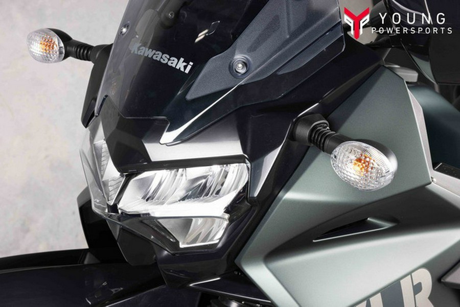 2025 Kawasaki KLR650 Metallic Matte Old School Green