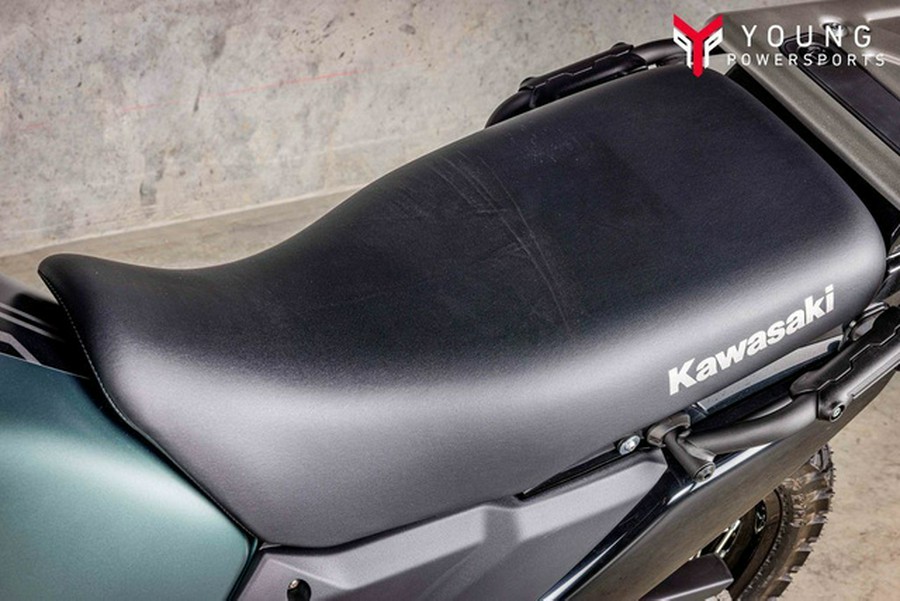 2025 Kawasaki KLR650 Metallic Matte Old School Green