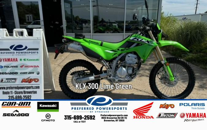 2026 Kawasaki KLX 300 Lime Green
